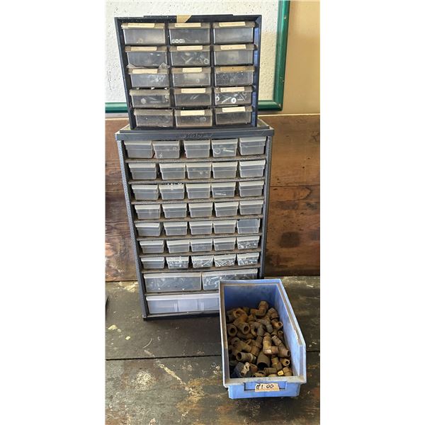 Hardware Bins with hardware