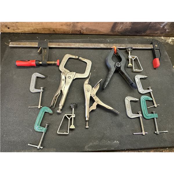 Assorted Clamps Lot