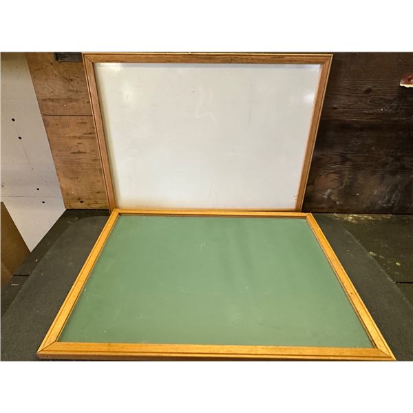 Chalkboard and Whiteboard