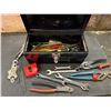 Image 1 : Metal Toolbox with Content