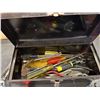 Image 2 : Metal Toolbox with Content