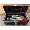 Image 4 : Metal Toolbox with Content