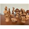 Image 2 : 14 Piece Handcarved Nativity Scene Figures