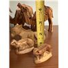 Image 6 : 14 Piece Handcarved Nativity Scene Figures