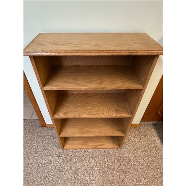 4 shelf wooden book shelf