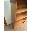 Image 3 : 4 shelf wooden book shelf
