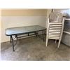 Image 1 : Patio Table and Chairs