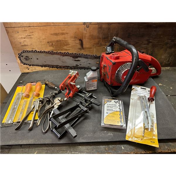 Homelite Chainsaw and accessories