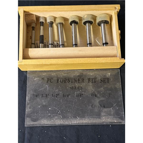 7 Piece Forstner Bit Set