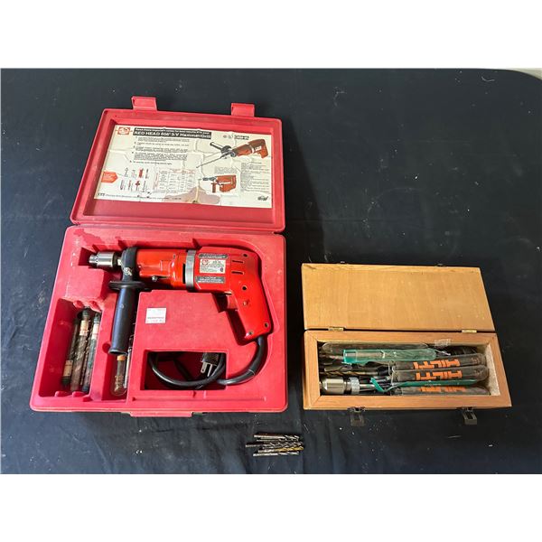 Red Head Reversible Hammer Drill with Bit