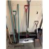 Image 3 : Assorted Shovels and Yard Tools