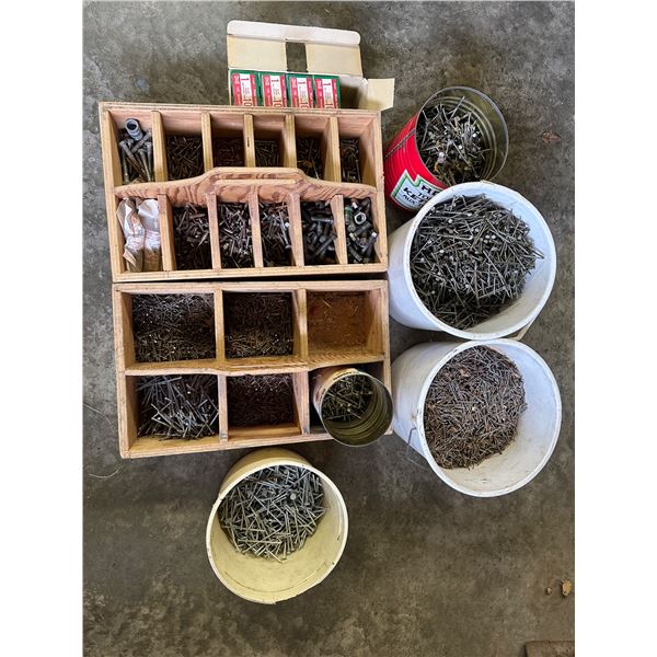 Assorted Nails and Hardware