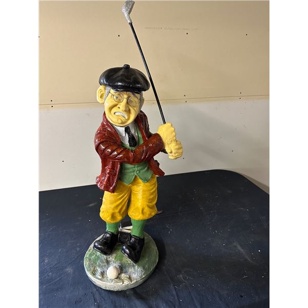 Golfer Yard Decor