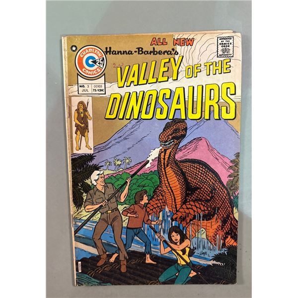 1975 Charlton Comics Hanna-Barbera's Valley of the Dinosaurs No. 3