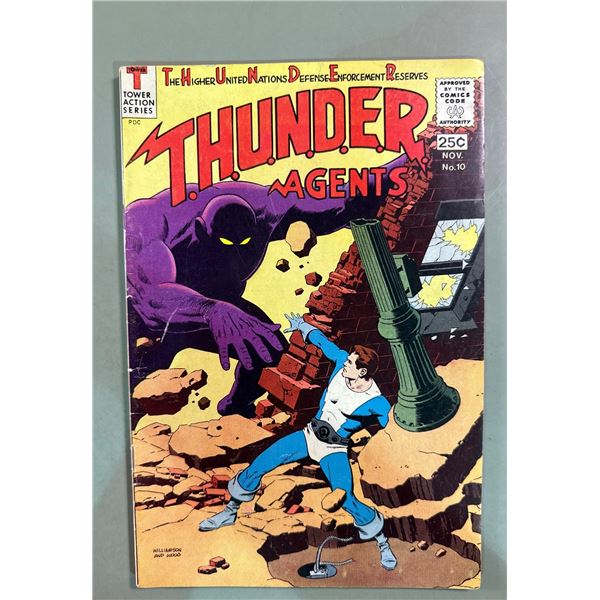 T.H.U.N.D.E.R. Agents #10 (Tower Comics, 1966) Williamson & Wood Cover