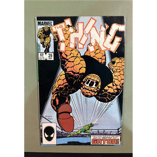 The Thing #29 (Marvel, 1985) Gator! Post Honeycomb Ad on Back