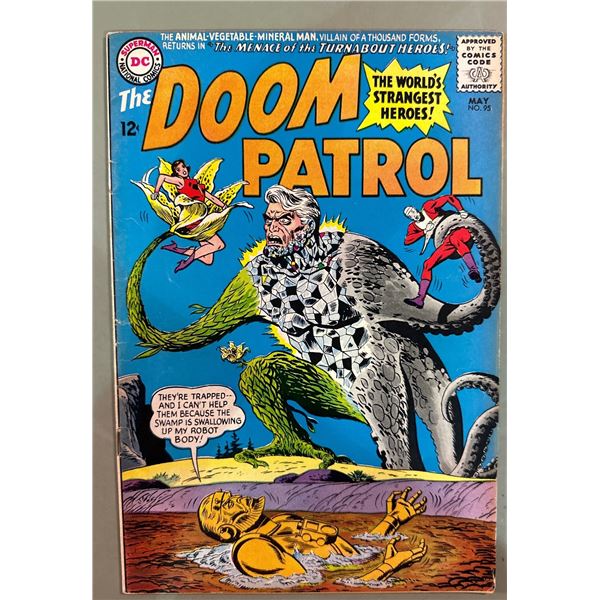Doom Patrol (1965) #95 DC Comics - The Menace of the Turnabout Heroes!