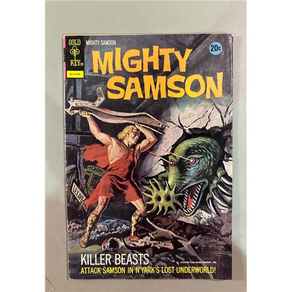Mighty Samson #21 (Gold Key, 1968) Killer Beasts Comic Book