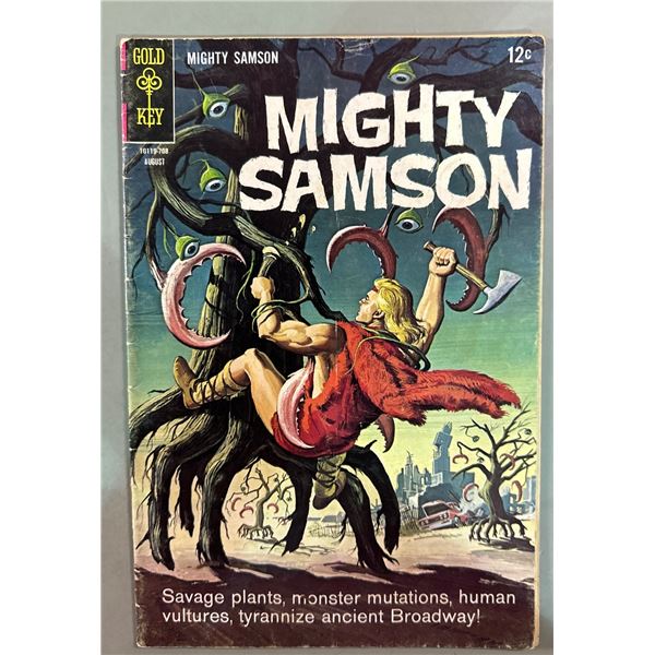 Mighty Samson #11 (Gold Key, 1967) Savage Plants, Monster Mutations Cover