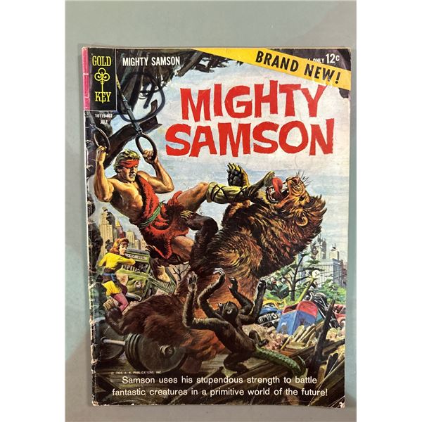 Mighty Samson #1 (Gold Key, 1964) 1st Appearance Origin Comic Book