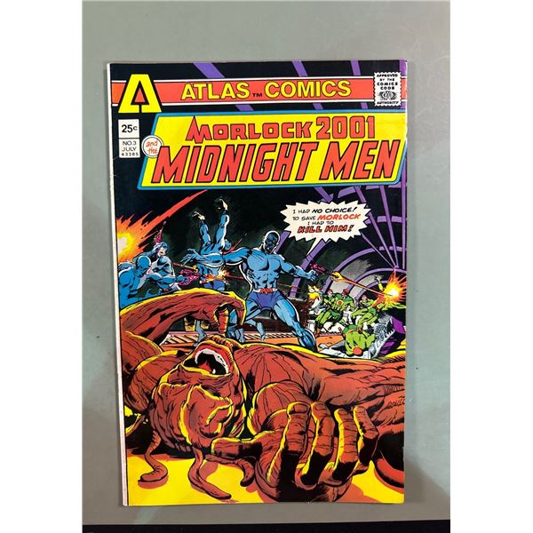 Morlock 2001 and the Midnight Men #3 (1975) Atlas Comics - Steve Ditko