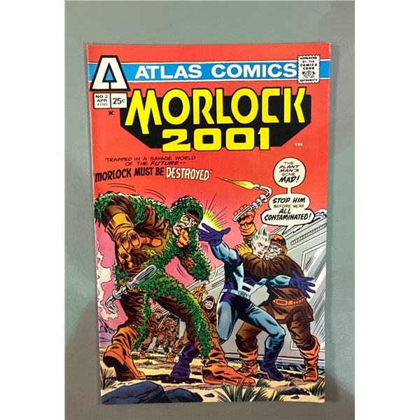 Morlock 2001 #2 (Apr 1975) Atlas Comics - "Morlock Must Be Destroyed"