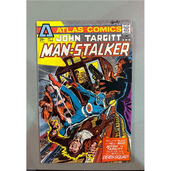 Atlas Comics John Targitt Man-Stalker #2 (1975) Bronze Age