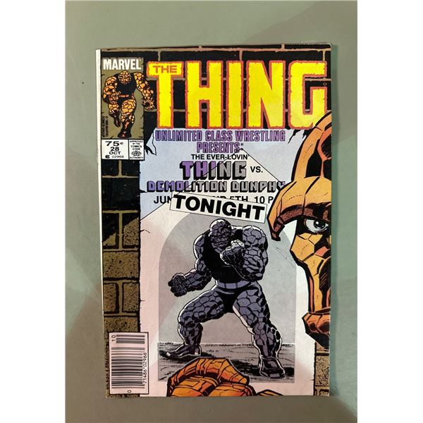 The Thing #28 (Marvel Comics, 1985) Unlimited Class Wrestling Cover