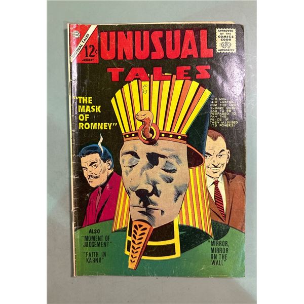 Unusual Tales #43 (Charlton Comics, 1964) The Mask of Romney