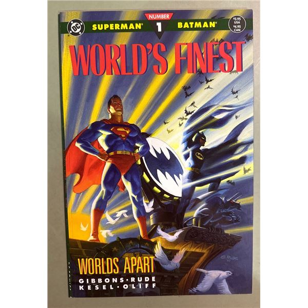 Superman Batman: World's Finest #1 "Worlds Apart" DC Comics 1990