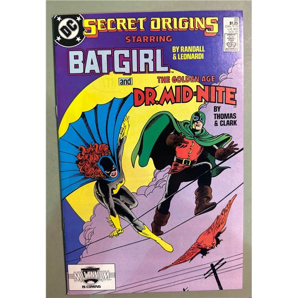 Secret Origins #20 (1987) DC Comics - Starring Batgirl & Dr. Mid-Nite