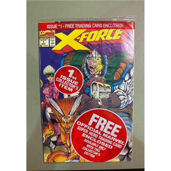 X-Force #1 (Marvel, 1991) Collector's Edition w/ Free Trading Card