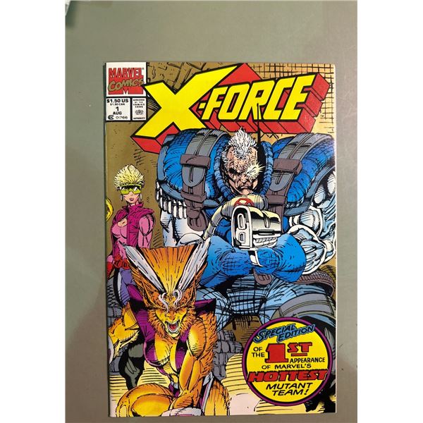 X-Force #1 (Marvel, 1991) Second Printing, Gold Cover, 1st Team Appearance