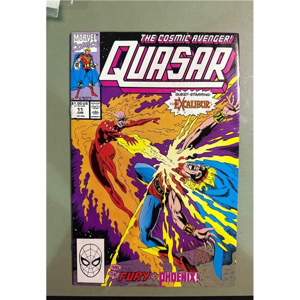 Quasar #11 (Marvel Comics, 1990) Guest-Starring Excalibur vs Phoenix