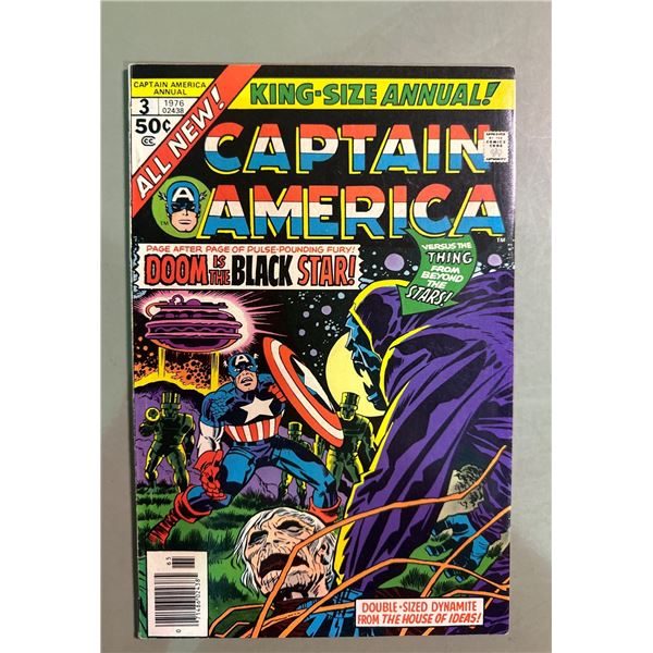 Captain America Annual #3 Marvel Comics 1976 Jack Kirby Story & Art