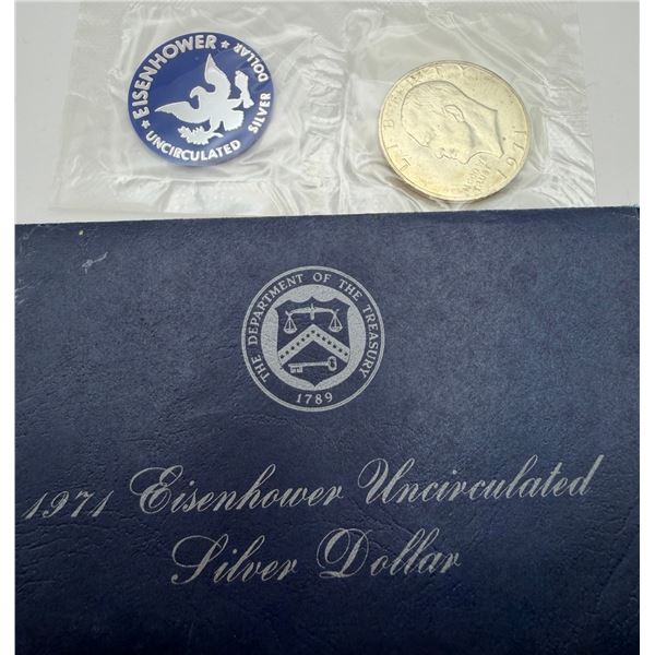 1974 Eisenhower Uncirculated Silver Dollar