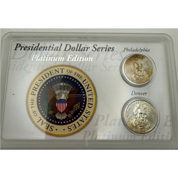 Presidental Dolalr Series 2 Coin Set