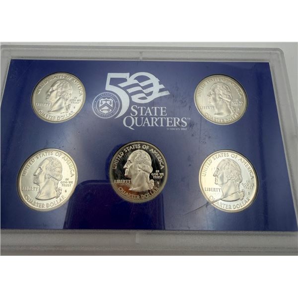 2000 50 State Quarter Collection 5 Coin Set