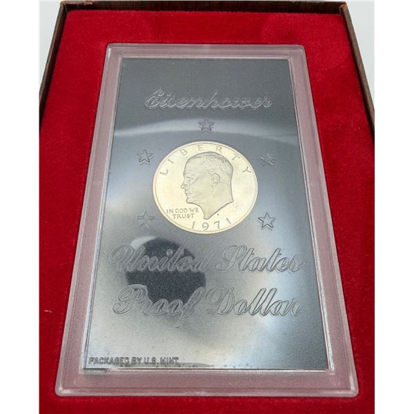 1971-S Eisenhower Dollar Brown Box