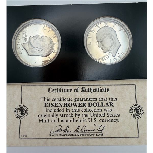 1977-S & 1978-S Eisenhower 2 Coin Set