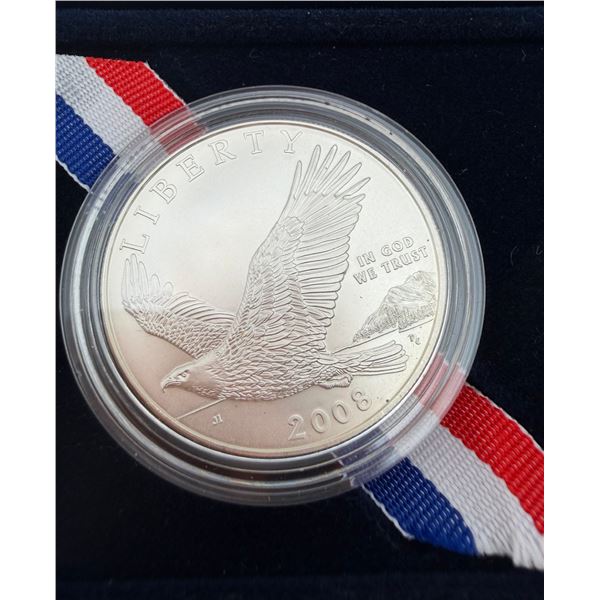 2008 Bald Eagle Silver Dollar