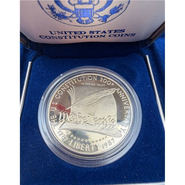 1987 U.S. Constitution Silver Dollar