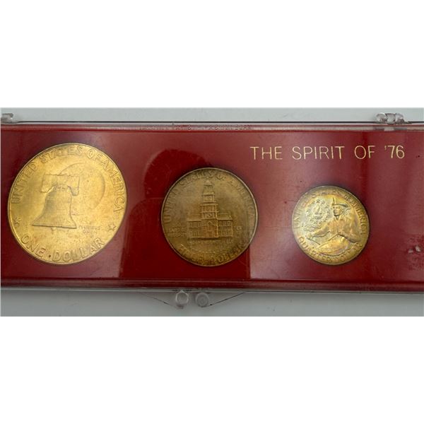 1976 Bicentennial 3 Coin Set