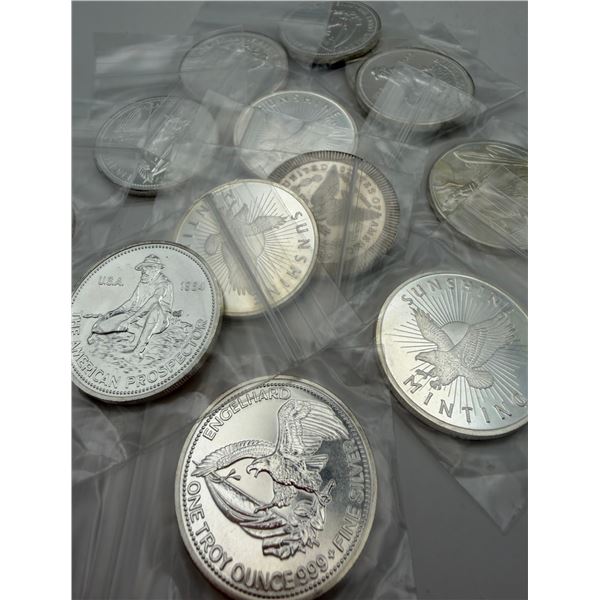 1 oz. Silver Round .999 Fine Silver - Random Mints