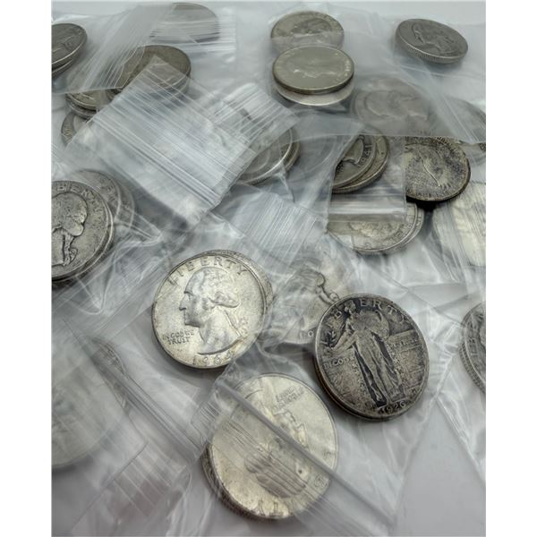 Bag of 2 Silver Quarters Mixed Dates / Grades / Mints