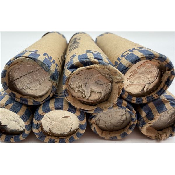 Roll of Mixed Buffalo & Jefferson Nickels 40 Total