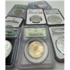 Image 1 : Mystery Certified Coin $50 or up. Great Mixture