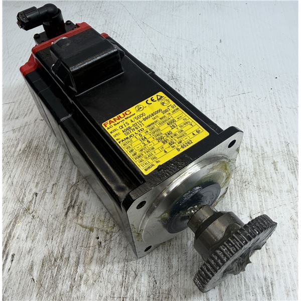 Fanuc #A06B-0215-B605#S000 AC Servo Motor
