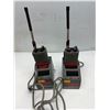 Image 1 : (2) Maxon # CS0510 VHF Transceivers w/Charging Bases