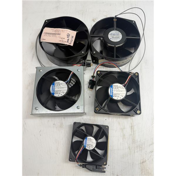 Lot of (5) Cooling Fans